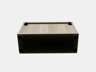 BESTA Shelf unit with door 48 Low-poly 3D model purchase