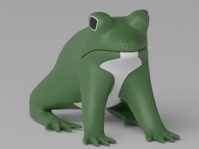 Cartoon Frog 3D model order