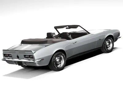 Chevrolet Camaro Z28 Convertible 1967 3D model