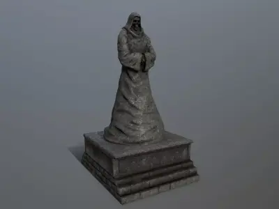 statue 2 Low-poly 3D model