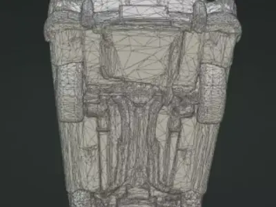 Classic Cuban Car 3D model