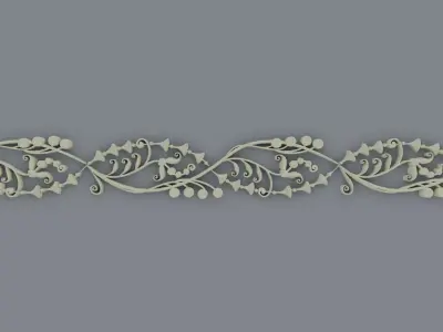 ornament baroque V7 3D model