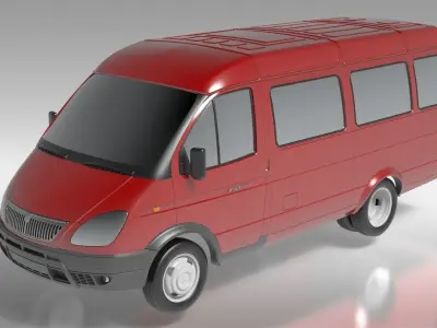 Gaz 2705 - Gazelle 3D model