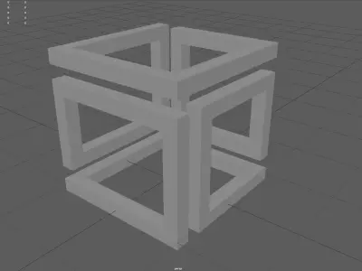 Infinity cube 3D print model