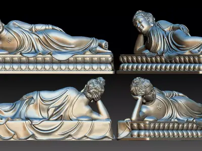 Buddha s Nirvana  3D print model