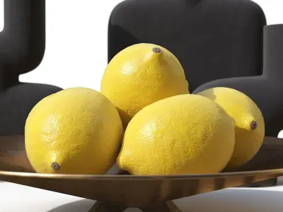 Vases and bowl Set 3D model