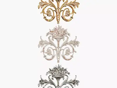 Classic carved 185 3D model