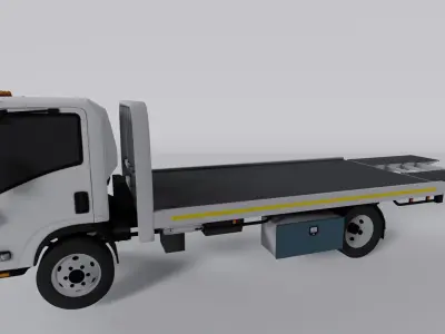 5 TRUCKS ISUZU COLLECTION  LOW POLY 5 Pack  3D model