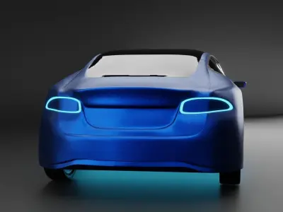 Car tesla 3D Model 3D model