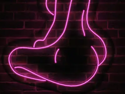 Neon 3D Model 11 - Body Shape 1 3D model