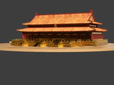 Chinese  ancient house   3D model