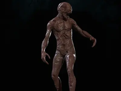 MutantZ1 Low-poly 3D model