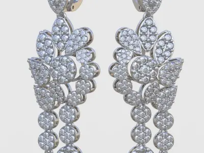 Ring Earring and Pendant Set 3D printable model 0067 3D Model Pack