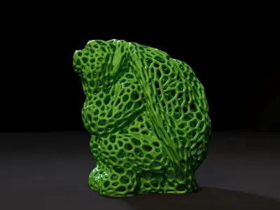 Turtle Voronoi 3D print model