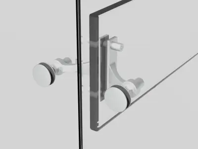 Curtain Wall Spider Fittings Assets for Blender 3D model
