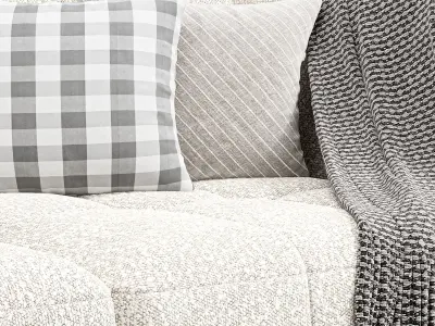 Tavi Sofa Alcala Graphite By Highfashionhome 3D model