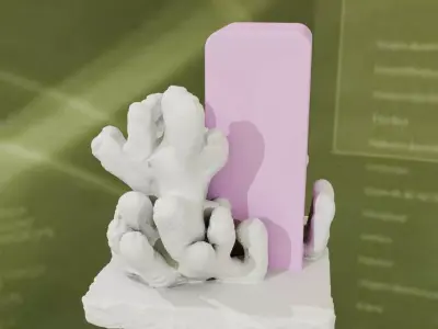 Reefstone Monolith Bookend Prime 3D print model