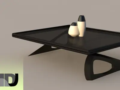 modern table Free 3D print model