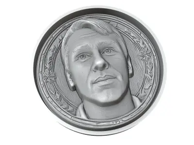 Philipp Lahm Footballer Medallion 3D print model