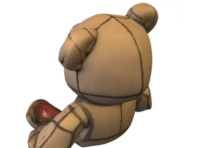 Creepy Teddy Bear 3D model