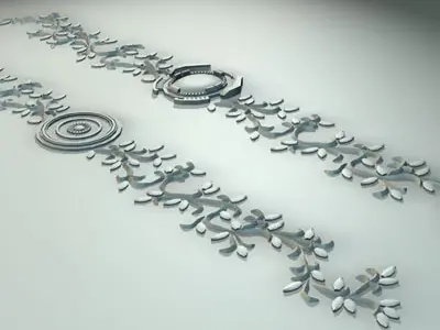 Stucco decorations 3D model