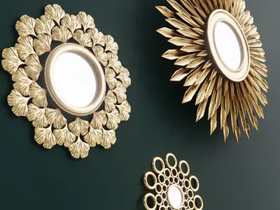 Mirrors pack 3D model