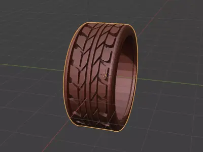ring tyre 3D print model