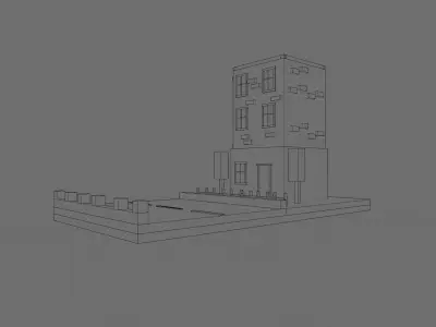 building1 by kew 3D model