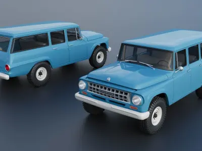 International Travelall 4x4 1964 3D print model