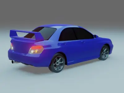 Subaru Impreza WRX STi 2004 3D model