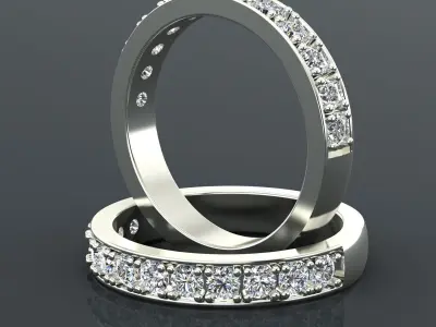 Band Ring 3D print model 91