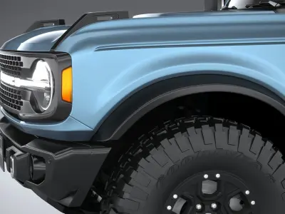 Bronco Badlands 2-door 2021 3D model