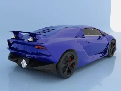 3d model of sport car 3D model