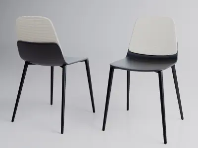 7 Realistic design chair pack 3D model