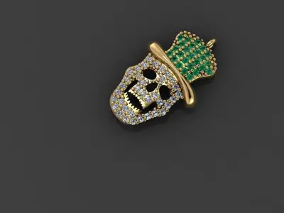 Skull - Pendant 3D print model