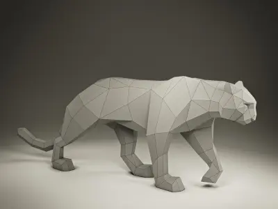 panther 3D model order