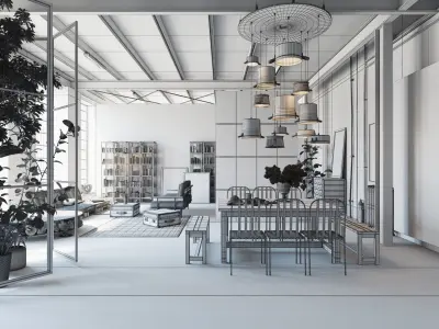 Archinteriors vol 46 - modern interiors 3D model
