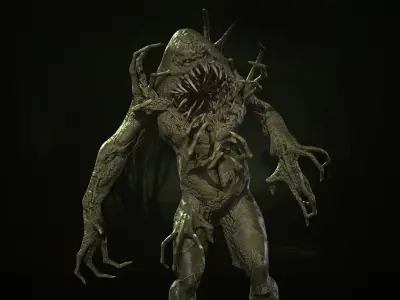 MutantZ5 Low-poly 3D model