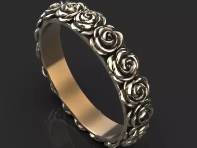 ring rose 3D print model