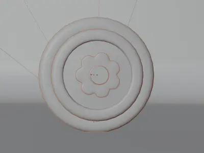 dumbell dumbbell Low-poly 3D model