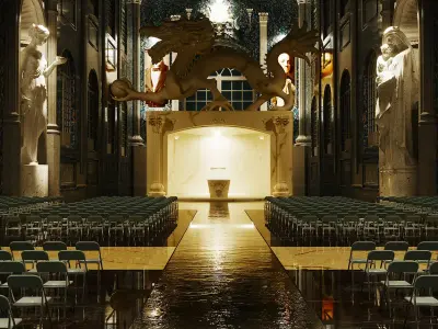 The Lodge - Fstorm Render  3D model