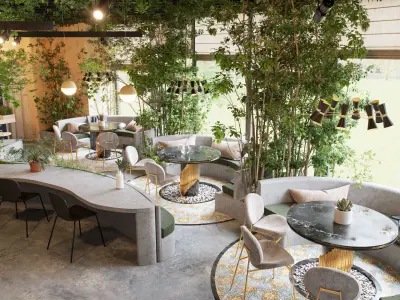 Coffee Shop 3D model