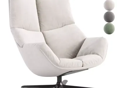 Cova Armchair by Davisfurniture 3D model