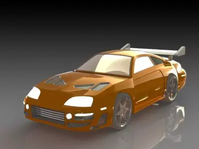 Toyota Supra Free 3D print model