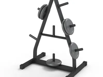 Weight Plate Tree  3D model