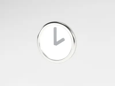 Two O Clock Low-poly 3D model