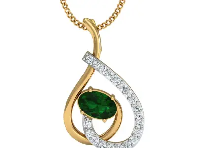 Diamond Locket Set 3D print model 33