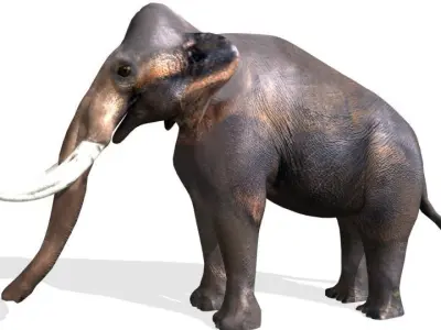 mammoth Low-poly 3D model