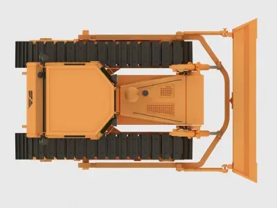 TRACTOR FD14E-FIATALLIS 3D model