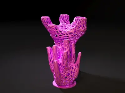 Unusual decorative vase 3D print model